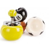 Ball style ceramic ashtray