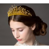 Beads crown bridal headwear