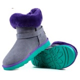 Belt buckle double color Mini snow boots