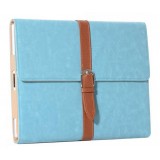 Belt buckle leather case for ipad 2 3 4