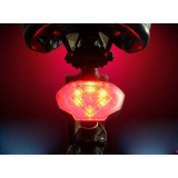 Bicycle brake wire taillights