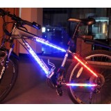 Bicycle frame decorative lights