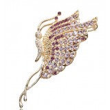 Big butterfly crystal brooches