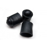 Billiard cue tail rubber protective cover