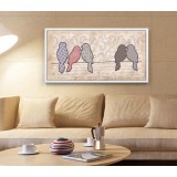 Birds modern minimalist decorative painting