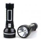 Black 0.5W Rechargeable LED Flashlight