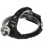 Black Aluminum 18650 LED headlamp