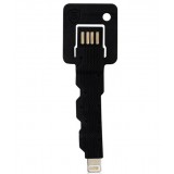 Black key data charging cable for iphone 5s / 5 / iPad Air mini