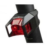 Black LED bicycle warning lights