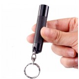 Black LED Flashlight Torch Keychain