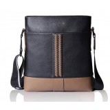 Black Men Shoulder Messenger Bag for ipad