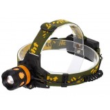 Black + Orange 18650 Q5 LED Headlamp