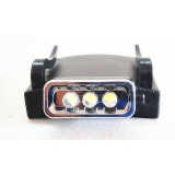 Black Rechargeable 3 LED cap lights