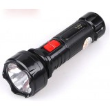 Black Rechargeable LED Flashlight