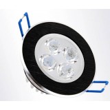 Black rotatable 3-7W LED ceiling lights