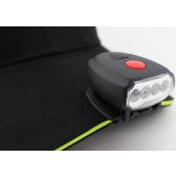 Black rotatable 4 LED cap lights