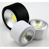 Black + Silver 3-15W COB LED ceiling Spot Light