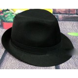 Black Spring and Autumn casual jazz hat