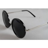 Black Sunglasses circular hot sun glasses 