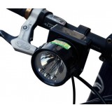 black two purposes 4LED bicycle lights