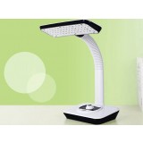 Black + White 2800 mA rechargeable 60 LED desk lamp