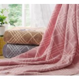 British style case grain cotton bath towel