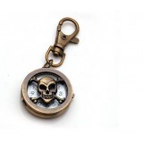 Bronze Skeletons keychain watch