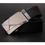 Business Automatic buckle value men's leather belt