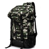 Camouflage canvas backpack cool Male student backpack
