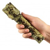 Camouflage hunting rechargeable LED flashlight