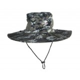 Camouflage large brim fishing hat