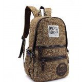 Canvas backpack laptop bag new backpack big high school students bag
