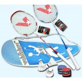 Carbon fiber badminton rackets