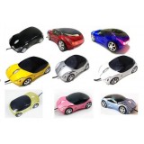 Cartoon car wired mouse