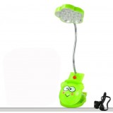 Cartoon clip-on LED study lamp