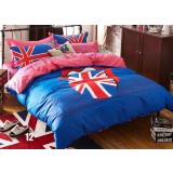 Cartoon cotton series 4pcs bedding sheet set