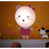 Cartoon light control sticker night light