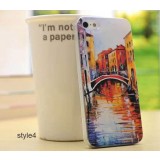 Cartoon Painted phone protective cover for iphone5S
