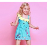 Cartoon princess dress one-piece swimwear