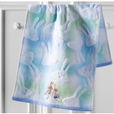 Cartoon rabbit embroidery cotton towel