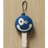 Cartoon smiley LED Flashlight Torch Keychain