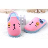 Cartoon style plush slipper