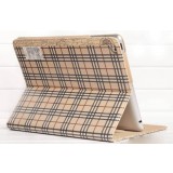 Case grain ultra thin leather case for ipad 2 3 4