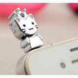 Cat dust plug for 3.5MM headphone jack