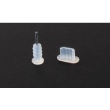 Cell phone transparent dust plug