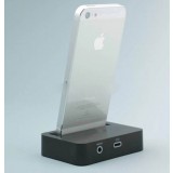 Charging docking station with 3.5mm audio for iphone 5