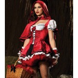 Christmas & Halloween cosplay little red dress