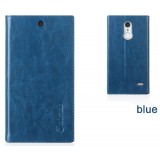 Clamshell leather mobile phone case for ZTE B880