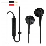 Classic earbud headphones with microphone