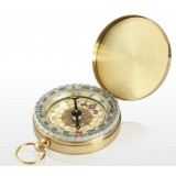 Classic round copper luminous compass